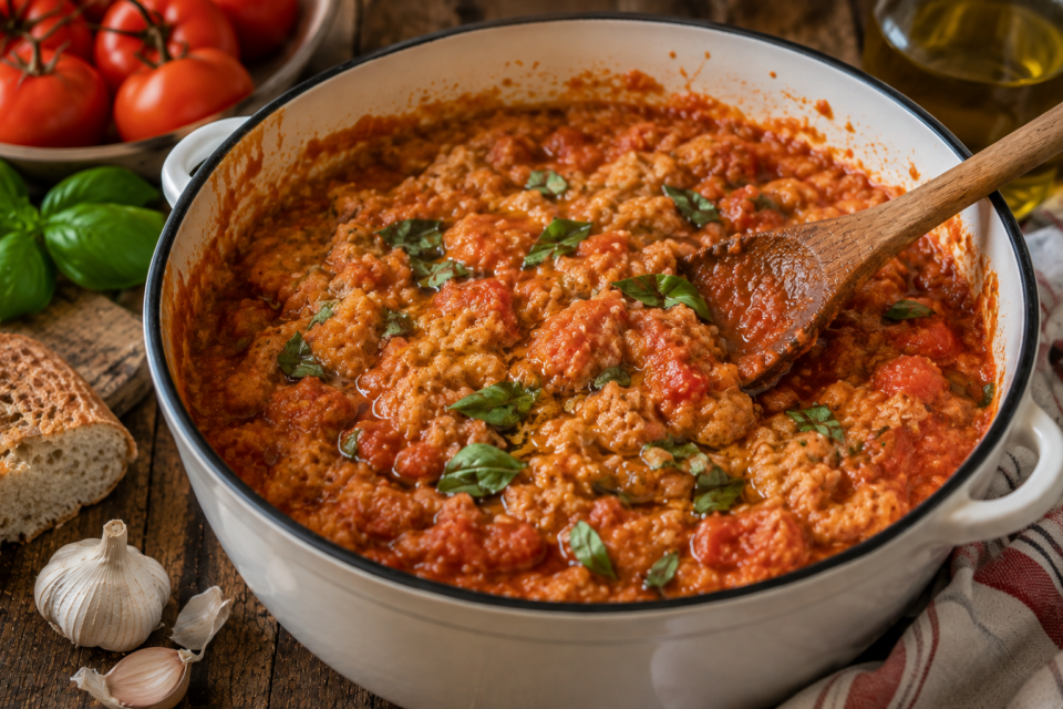 Pappa al pomodoro: la ricetta semplice con pane raffermo e pomodori