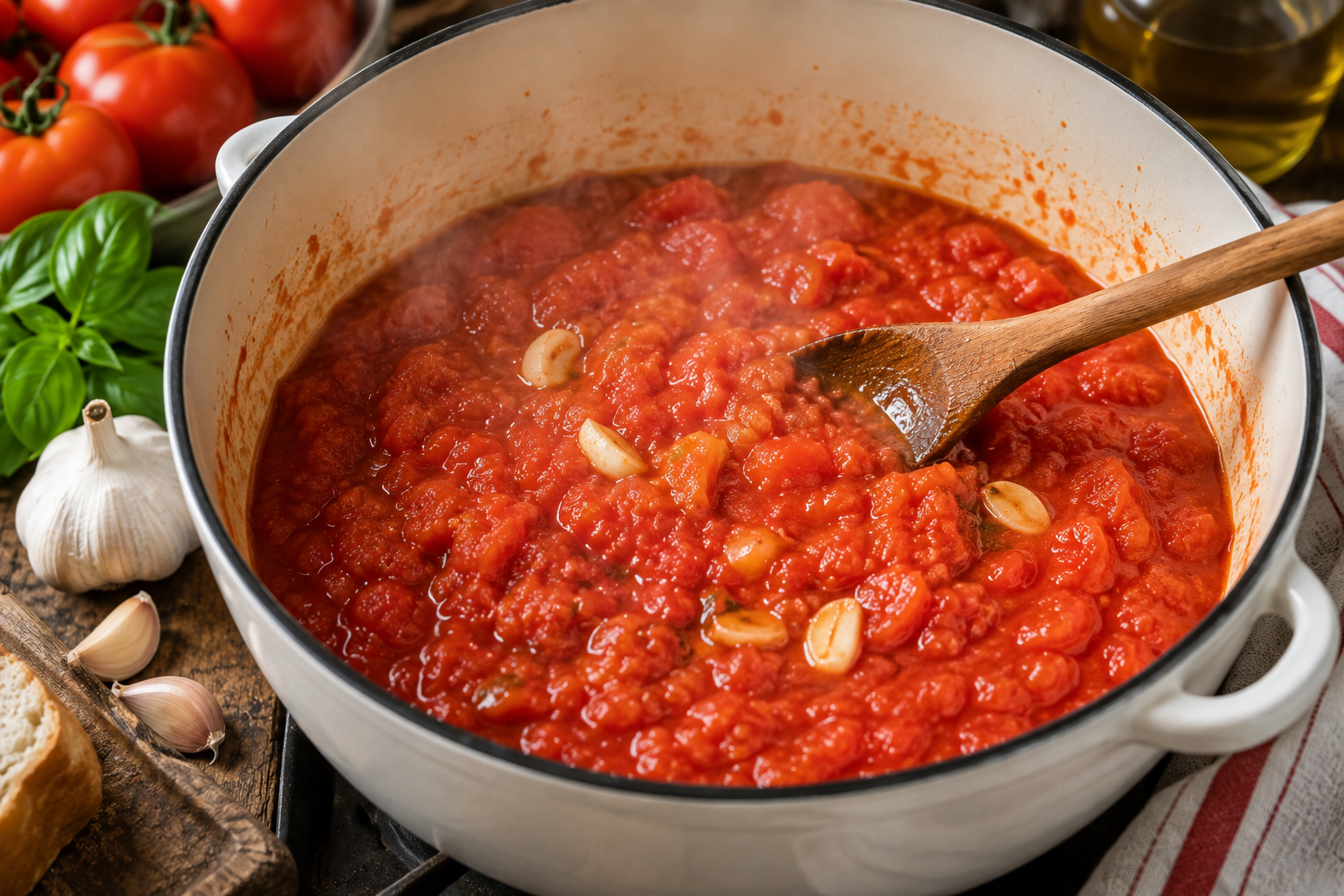 Cuocere i pomodori