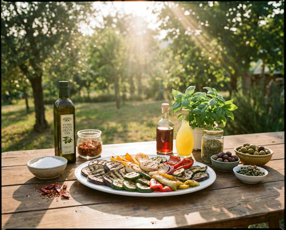 Come condire le verdure grigliate