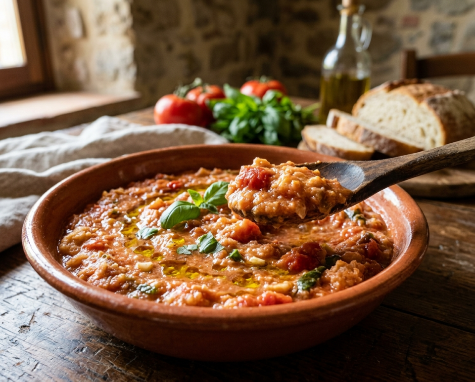 Pappa al pomodoro: la ricetta semplice con pane raffermo e pomodori