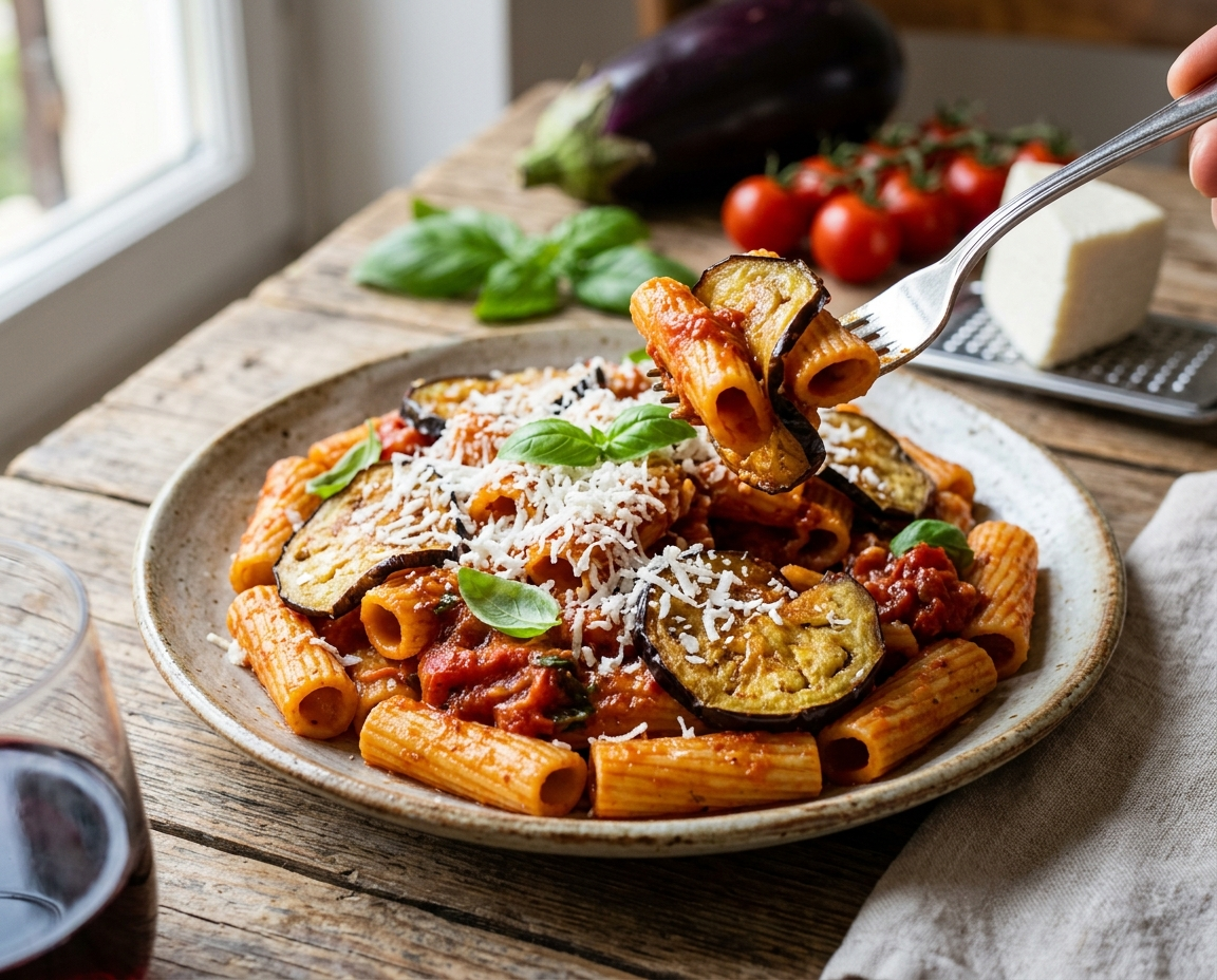 Pasta alla Norma: la ricetta originale siciliana con melanzane fritte