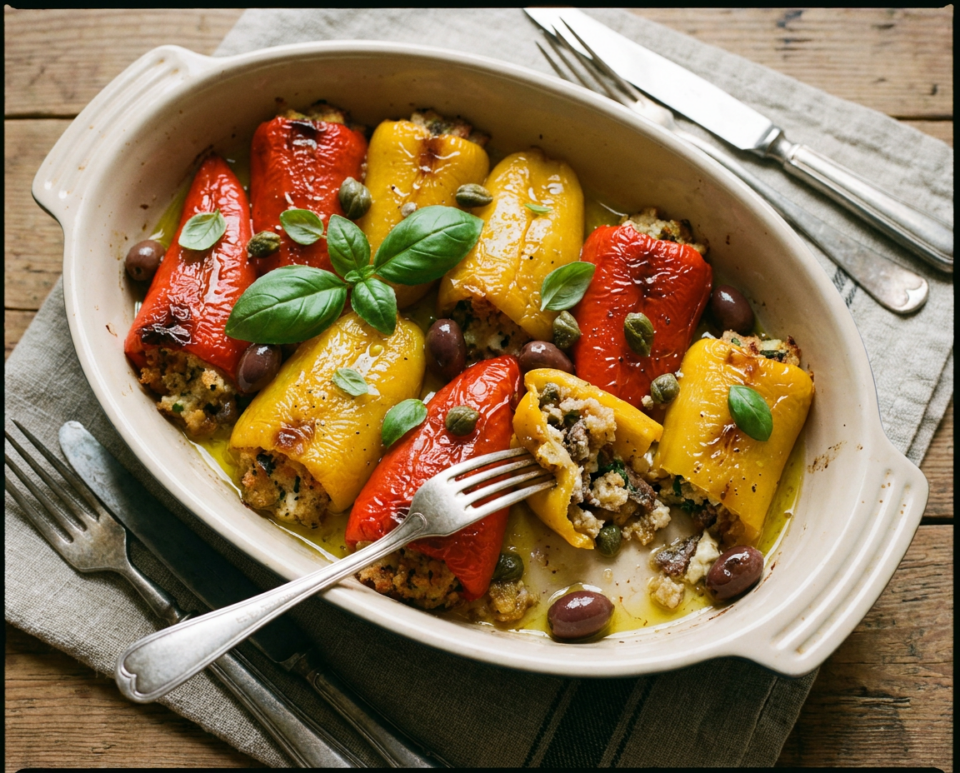 Involtini di peperoni