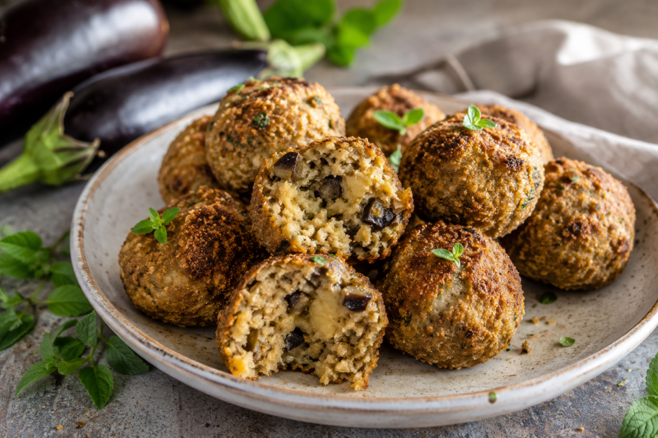 Polpette di melanzane al forno