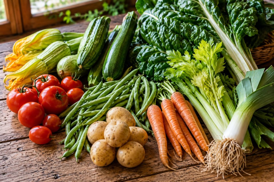 Verdure per minestrone estivo