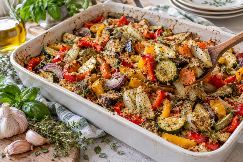 Verdure gratinate al forno: buone calde e fredde