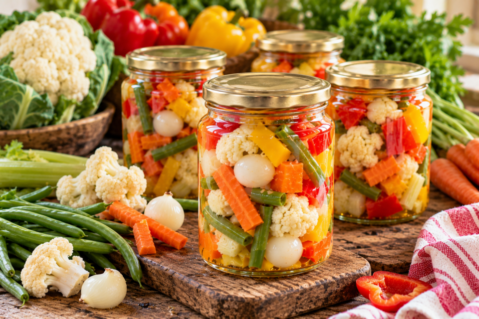 Giardiniera fatta in casa