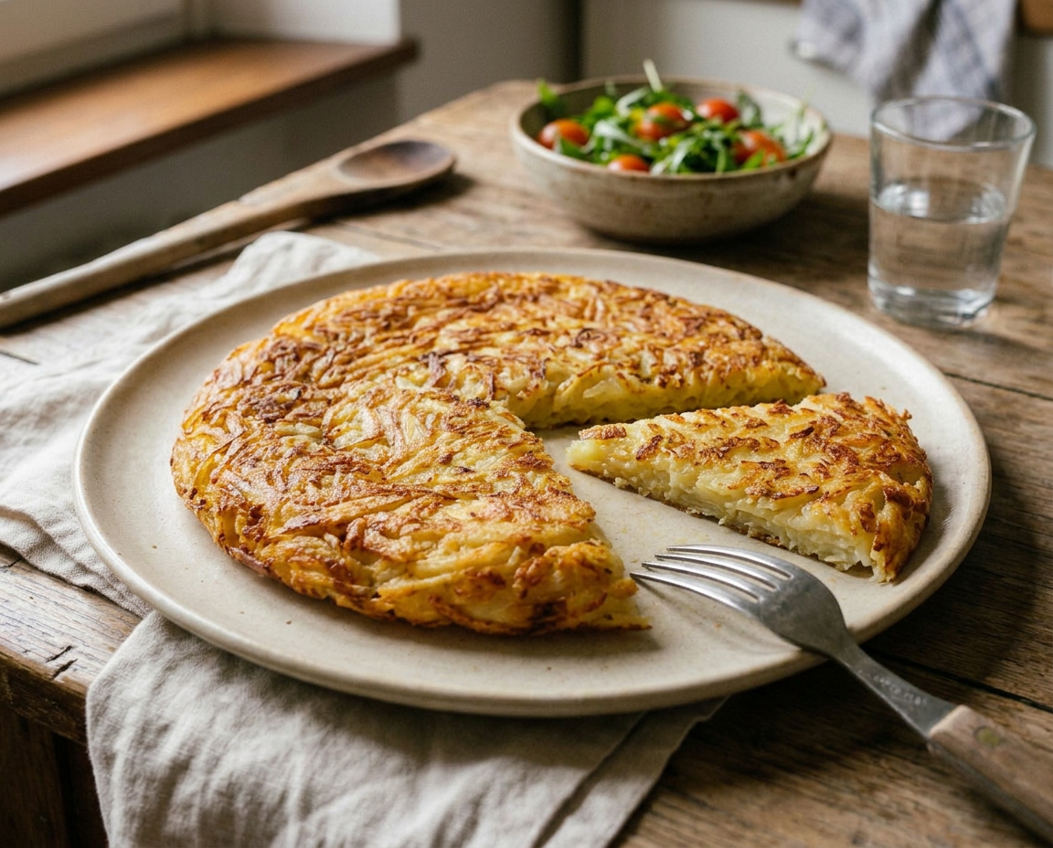 Rösti di patate in padella: croccante fuori e morbido dentro