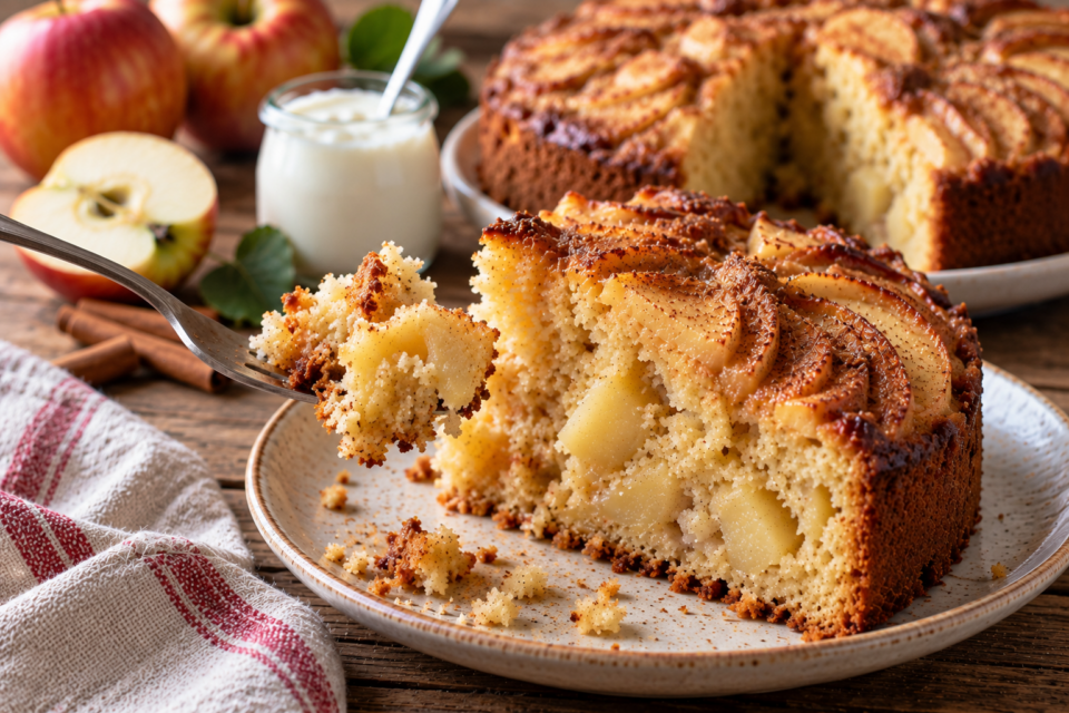 Torta di mele e yogurt facilissima: soffice e senza burro