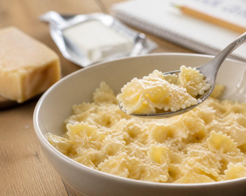 Farfalle con ricotta