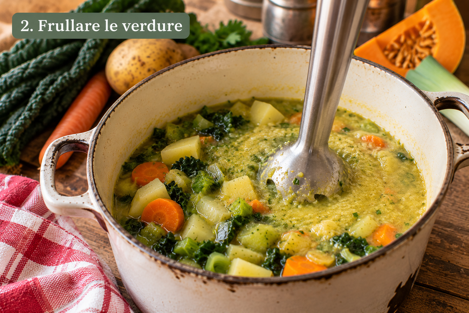 Frullare le verdure
