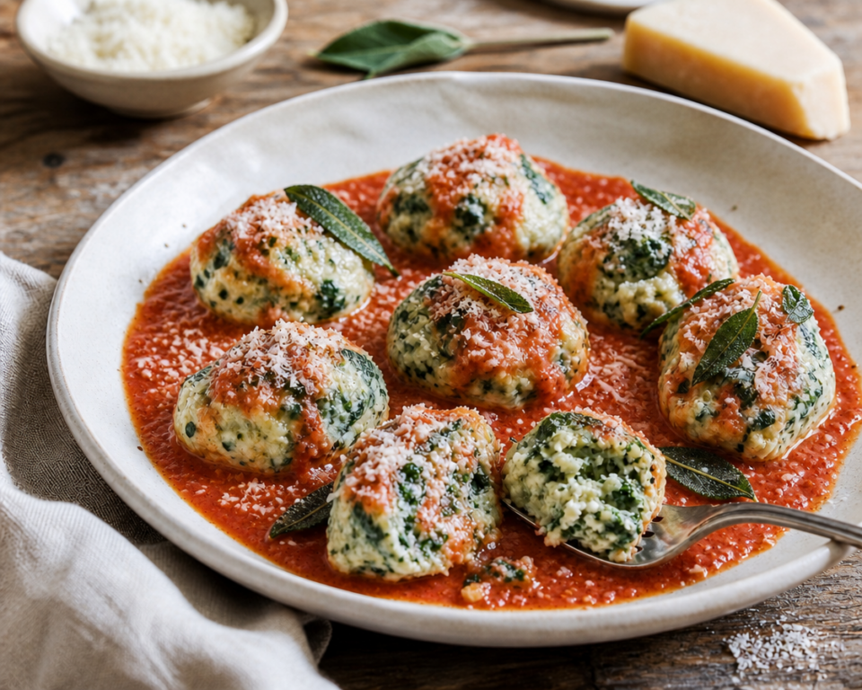 Gnudi al pomodoro