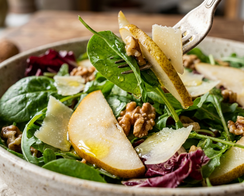 Insalata di pere e noci
