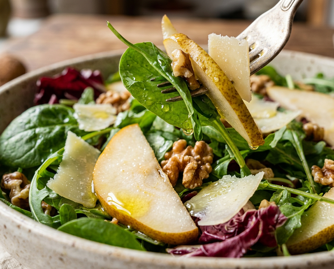 Insalata di pere e noci