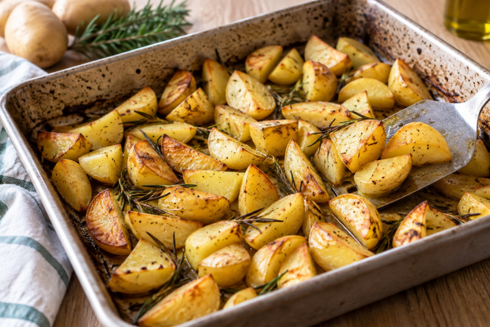 Il segreto per avere patate dorate e non lesse