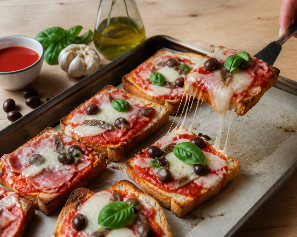 Pizzette di pancarrè