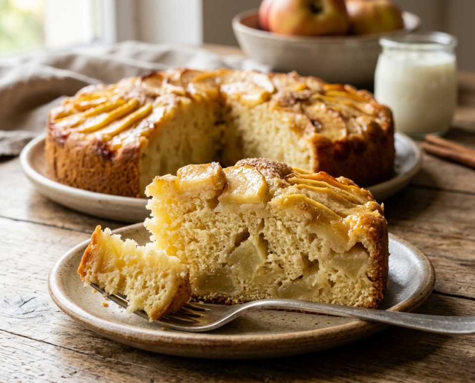 Torta di mele e yogurt facilissima: soffice e senza burro