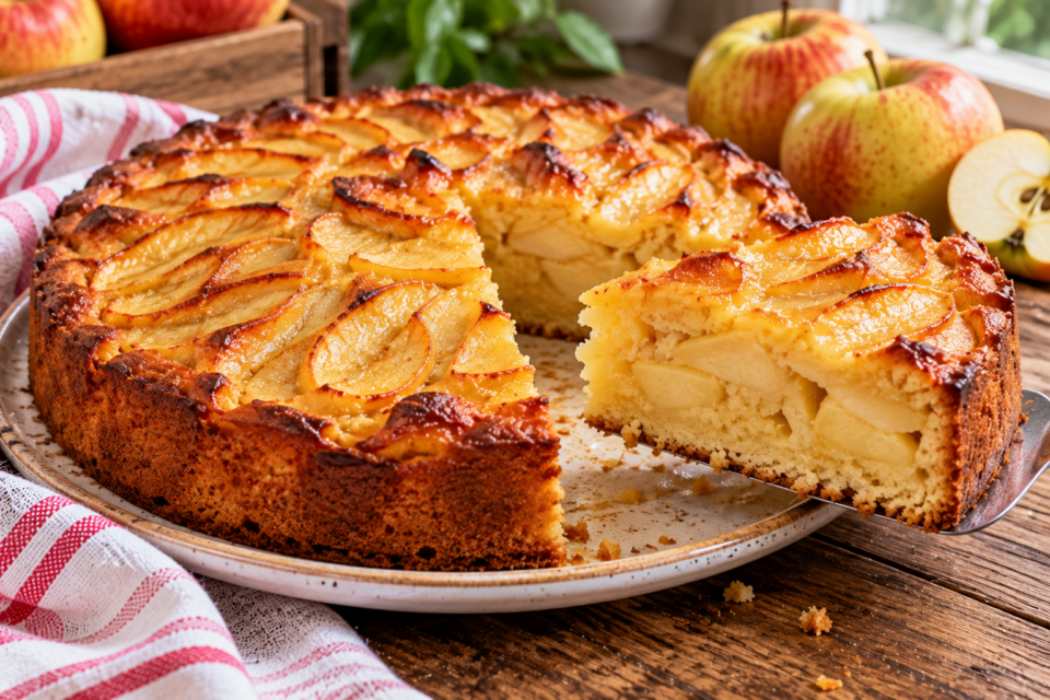 Torta di mele Superba: senza bilancia e con un trucco speciale