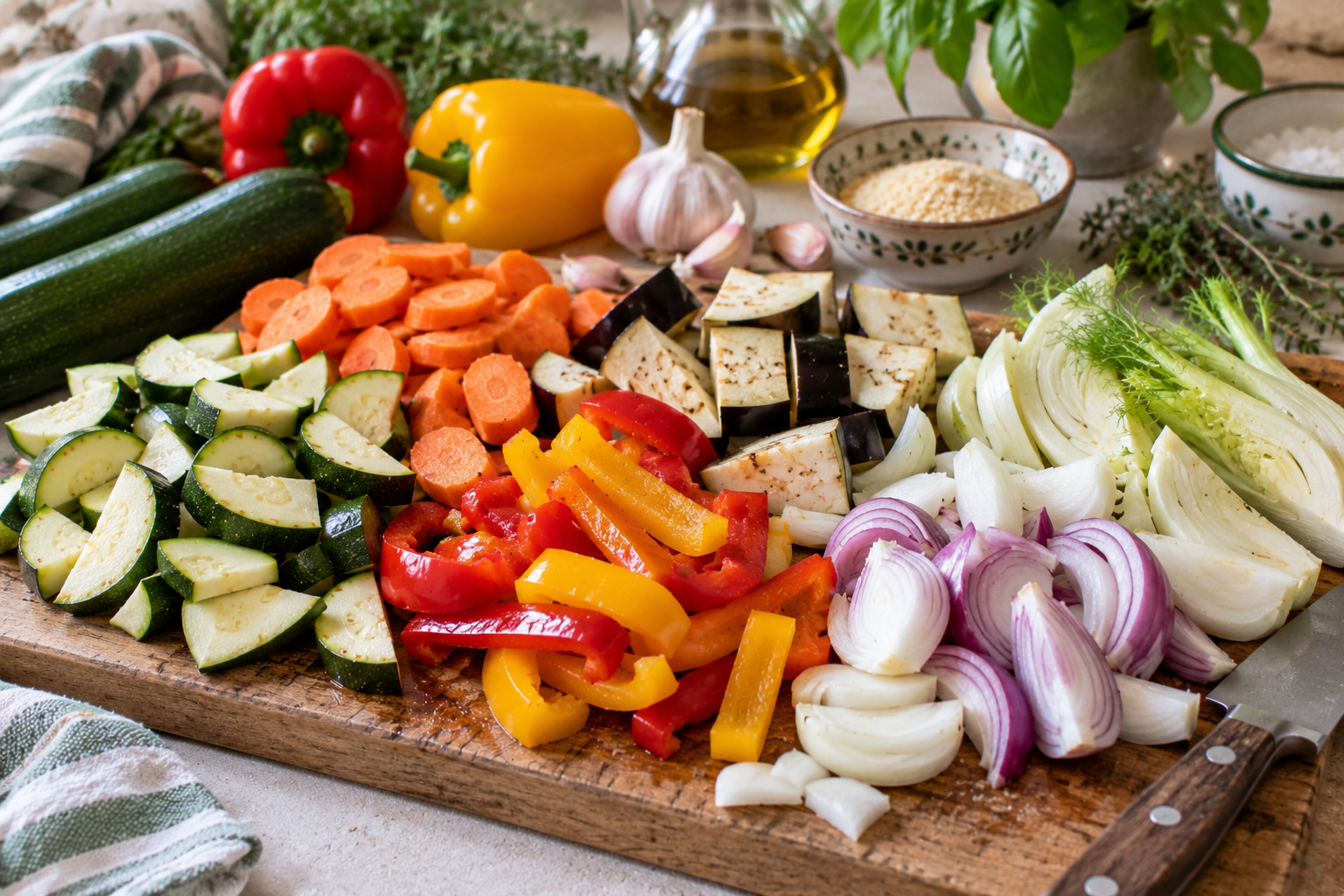 Preparare le verdure