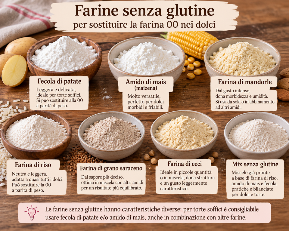 Guida alle farine senza glutine