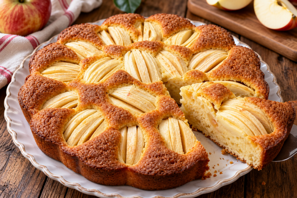 Torta di mele soffice e profumata
