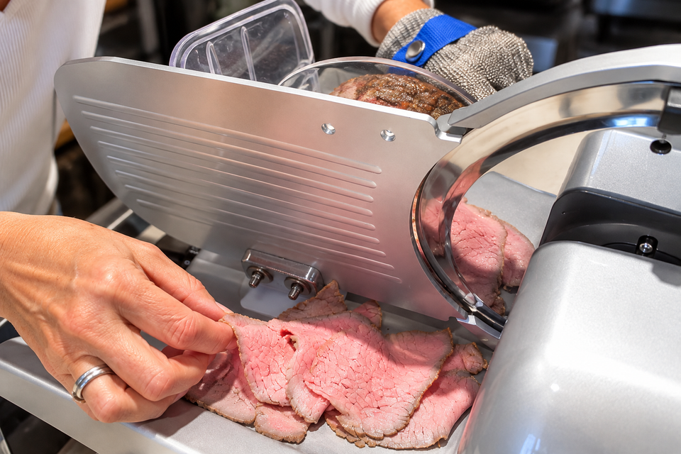 Tagliare il roastbeef sottile