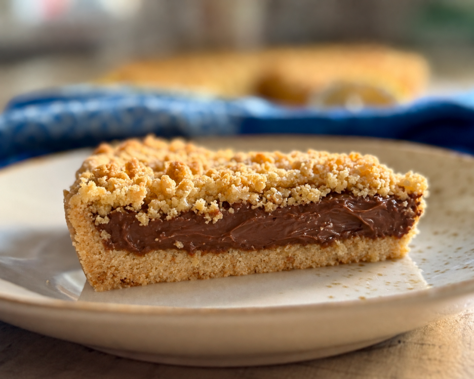 Sbriciolata alla Nutella senza uova: facile e golosa con 4 ingredienti