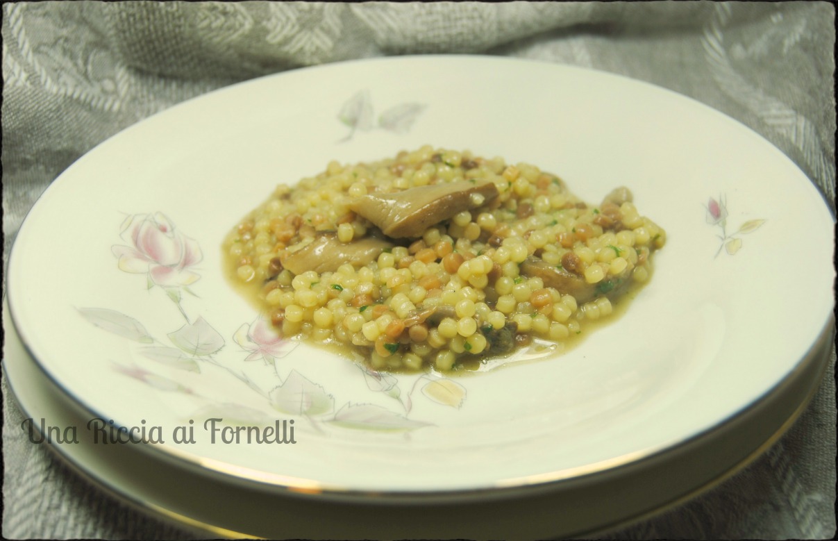 Fregola sarda coi porcini Una Riccia ai Fornelli