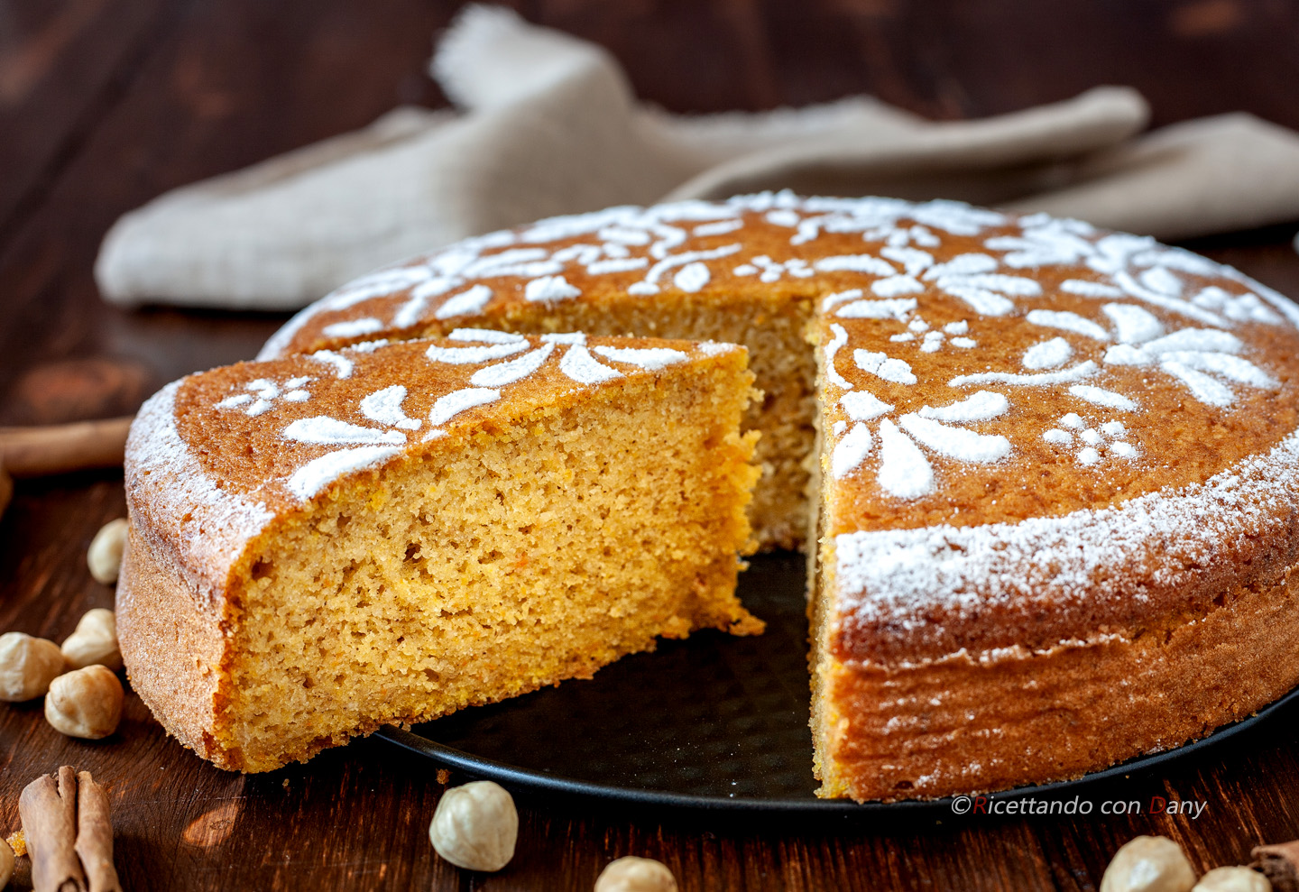 Torta Di Zucca E Nocciole Ricetta D Autunno Ricettando Con Dany