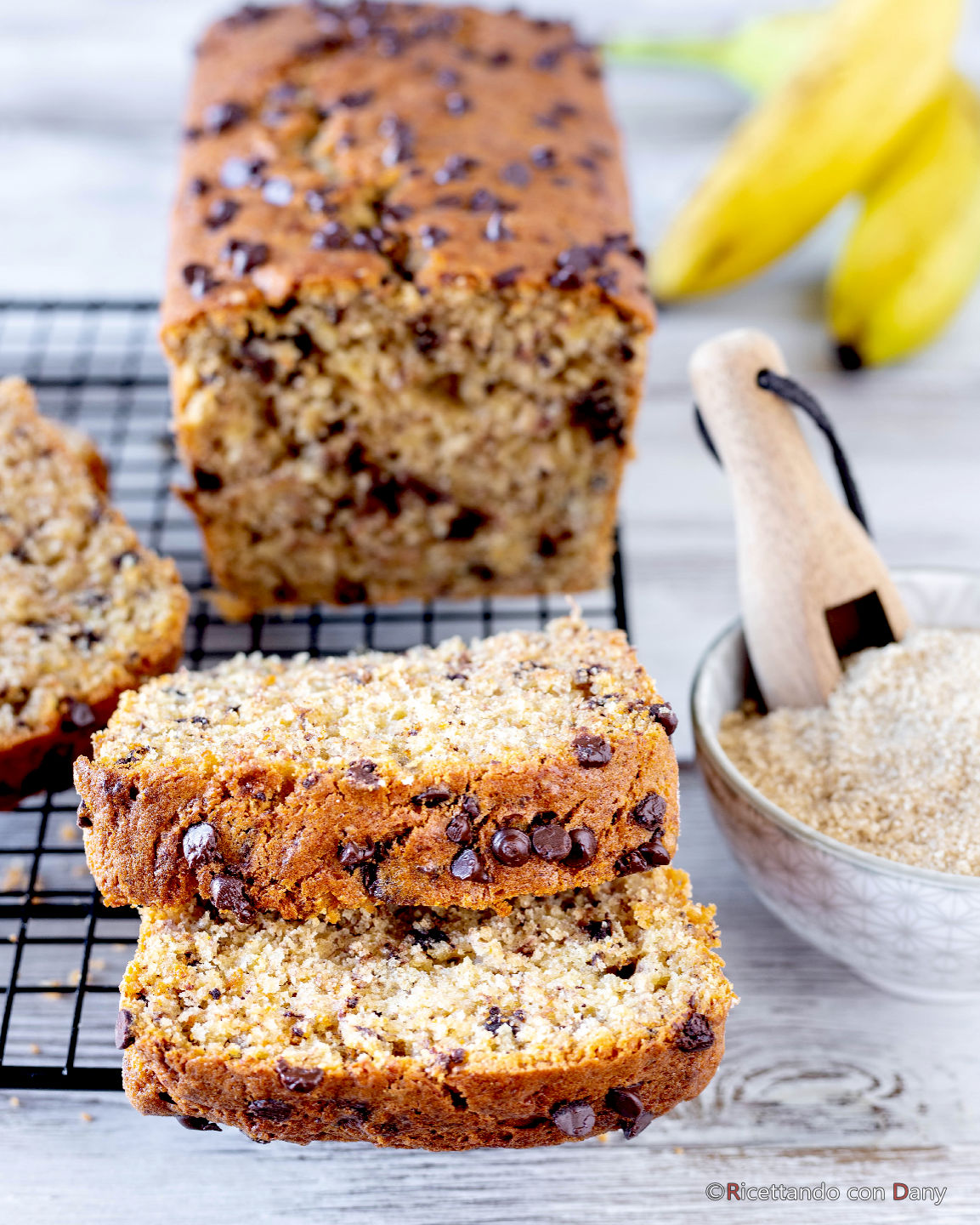 Banana Bread Con Gocce Di Cioccolato, Ricetta Originale