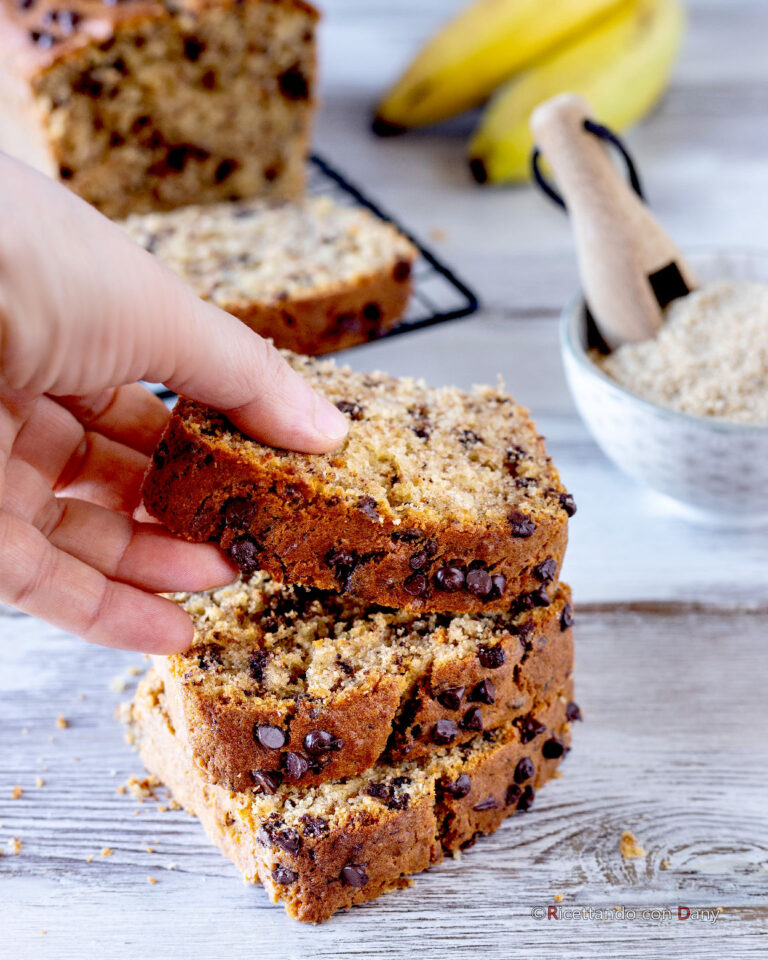 Banana Bread Con Gocce Di Cioccolato, Ricetta Originale