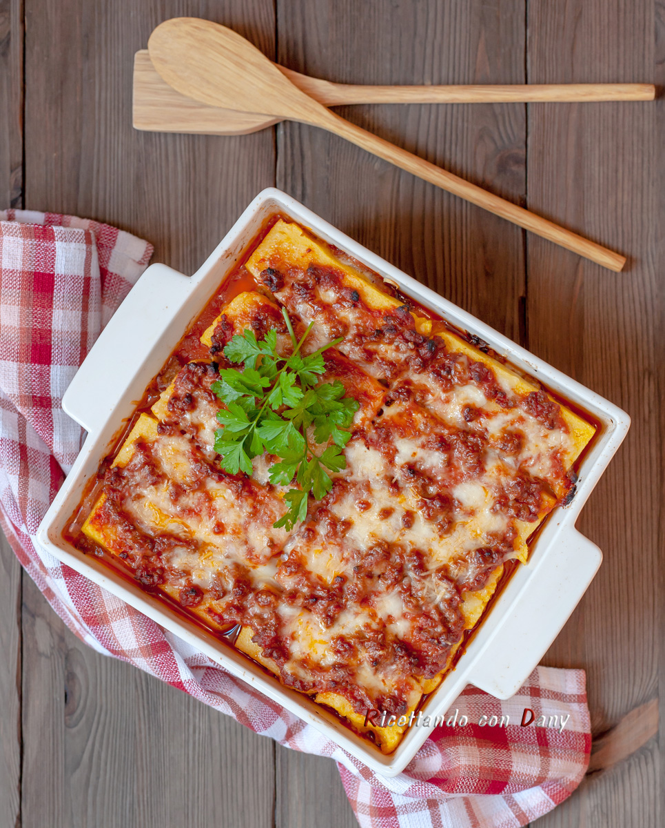 Polenta Pasticciata Al Forno, Ricetta Saporita Con Ragù