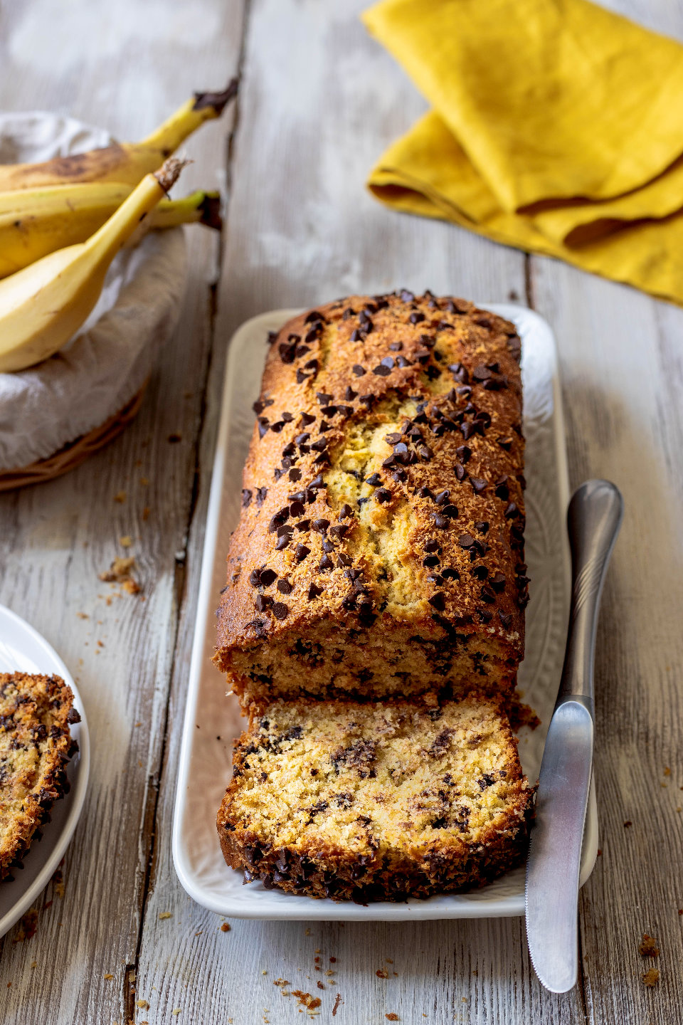 Banana Bread Al Cocco E Cioccolato, Ricetta Golosa