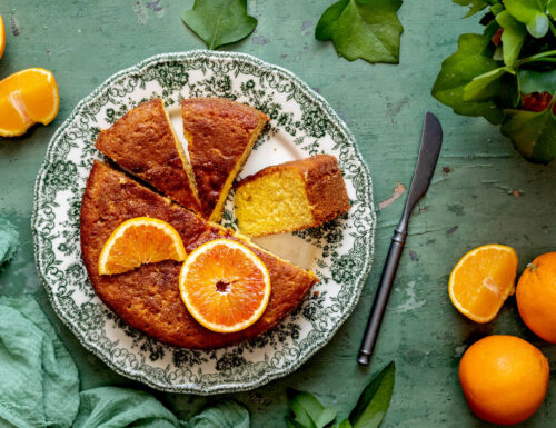 Drizzle cake all’arancia