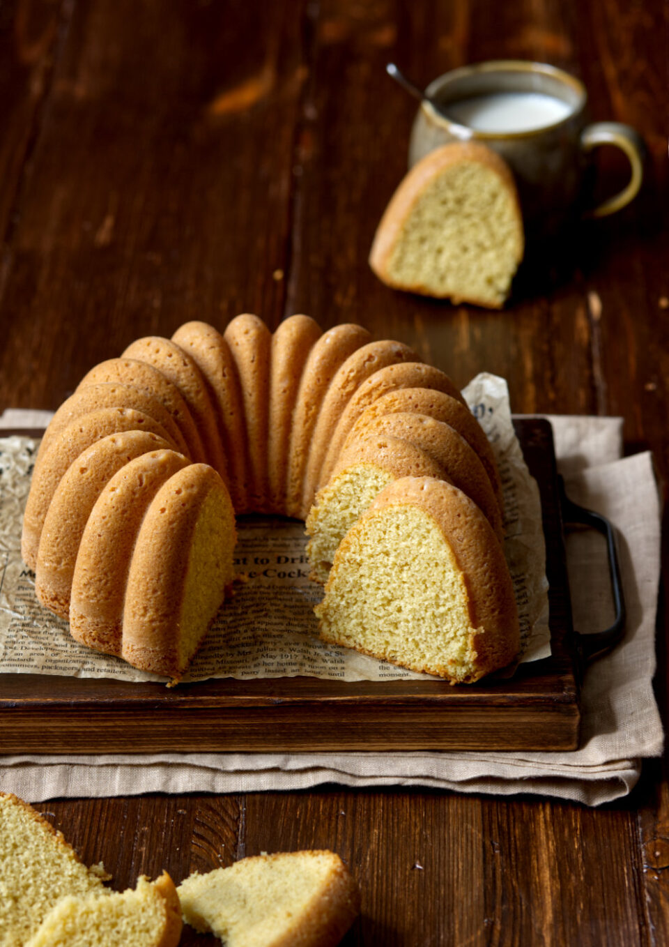 ciambella dolce con farina di ceci