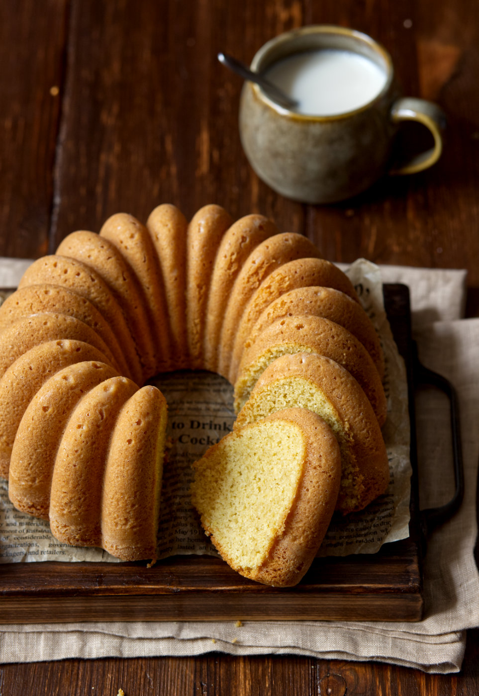 ciambella dolce con farina di ceci