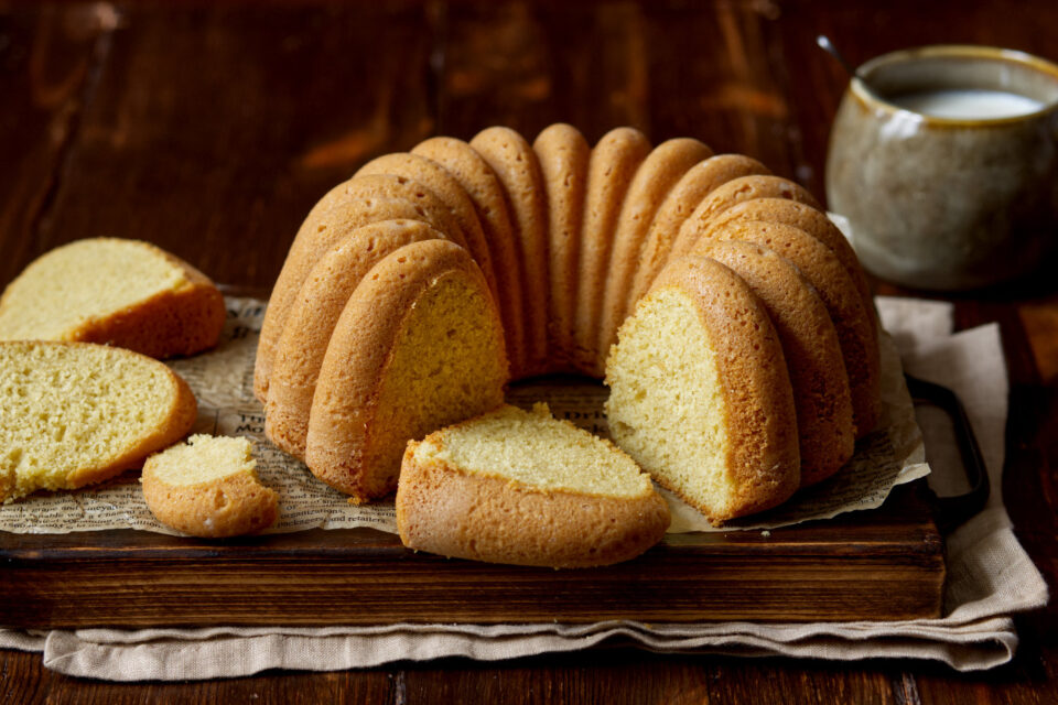 ciambella dolce con farina di ceci