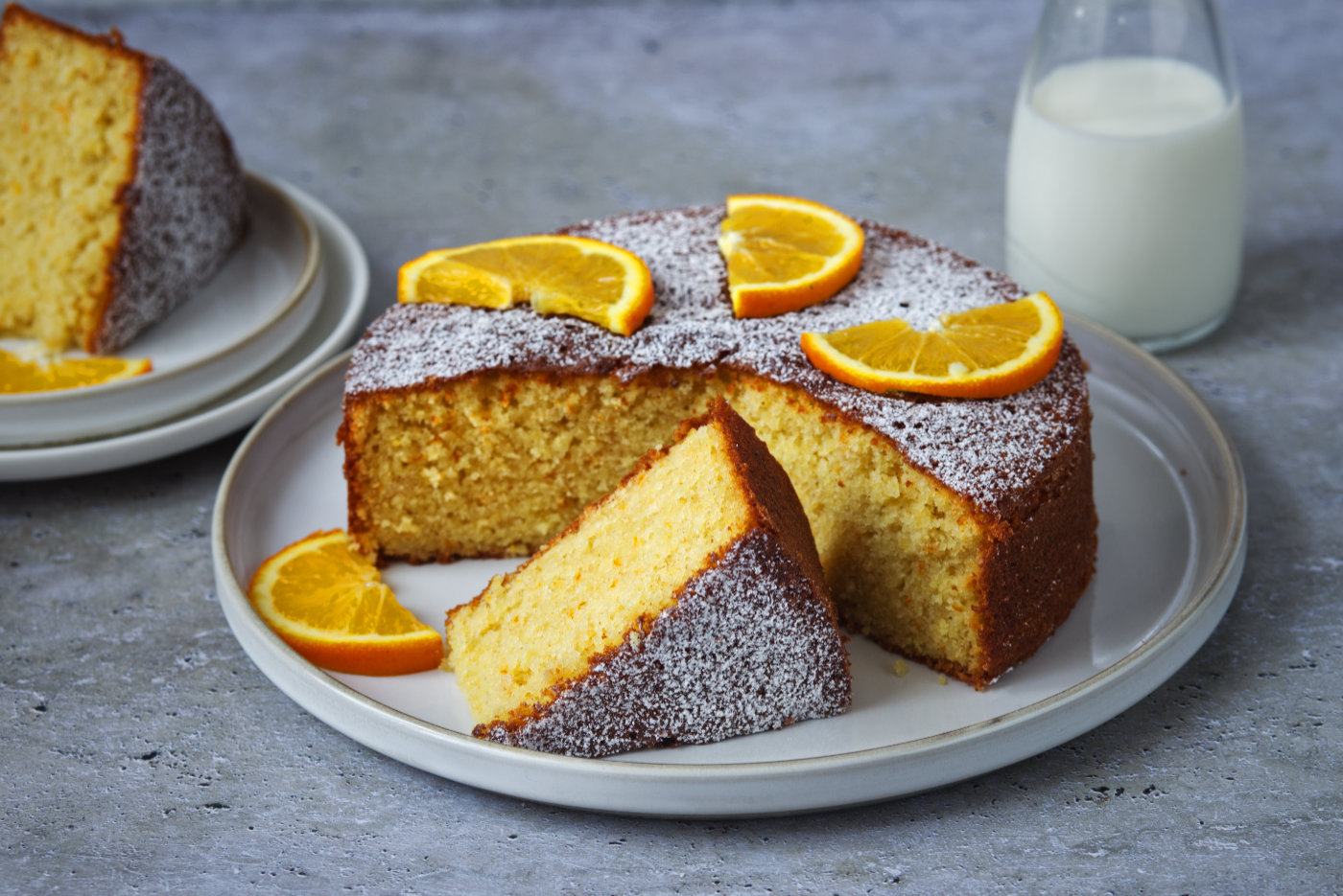 torta alle mandorle e arance