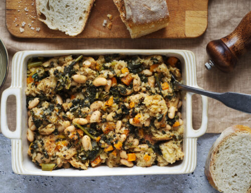 Zuppa di fagioli e cavolo nero