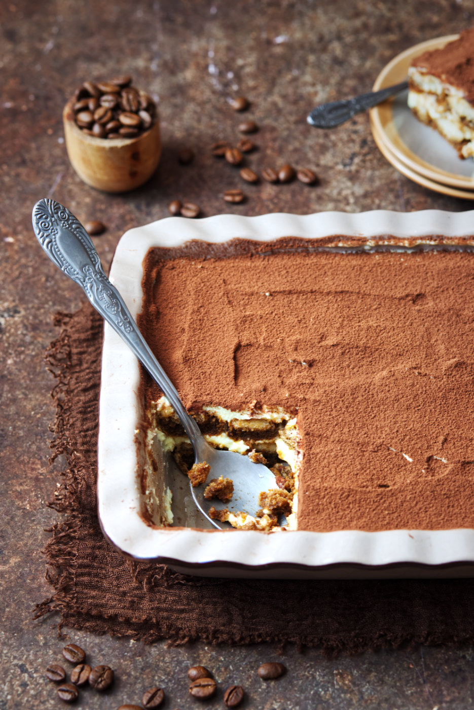 tiramisù con crema pasticcera