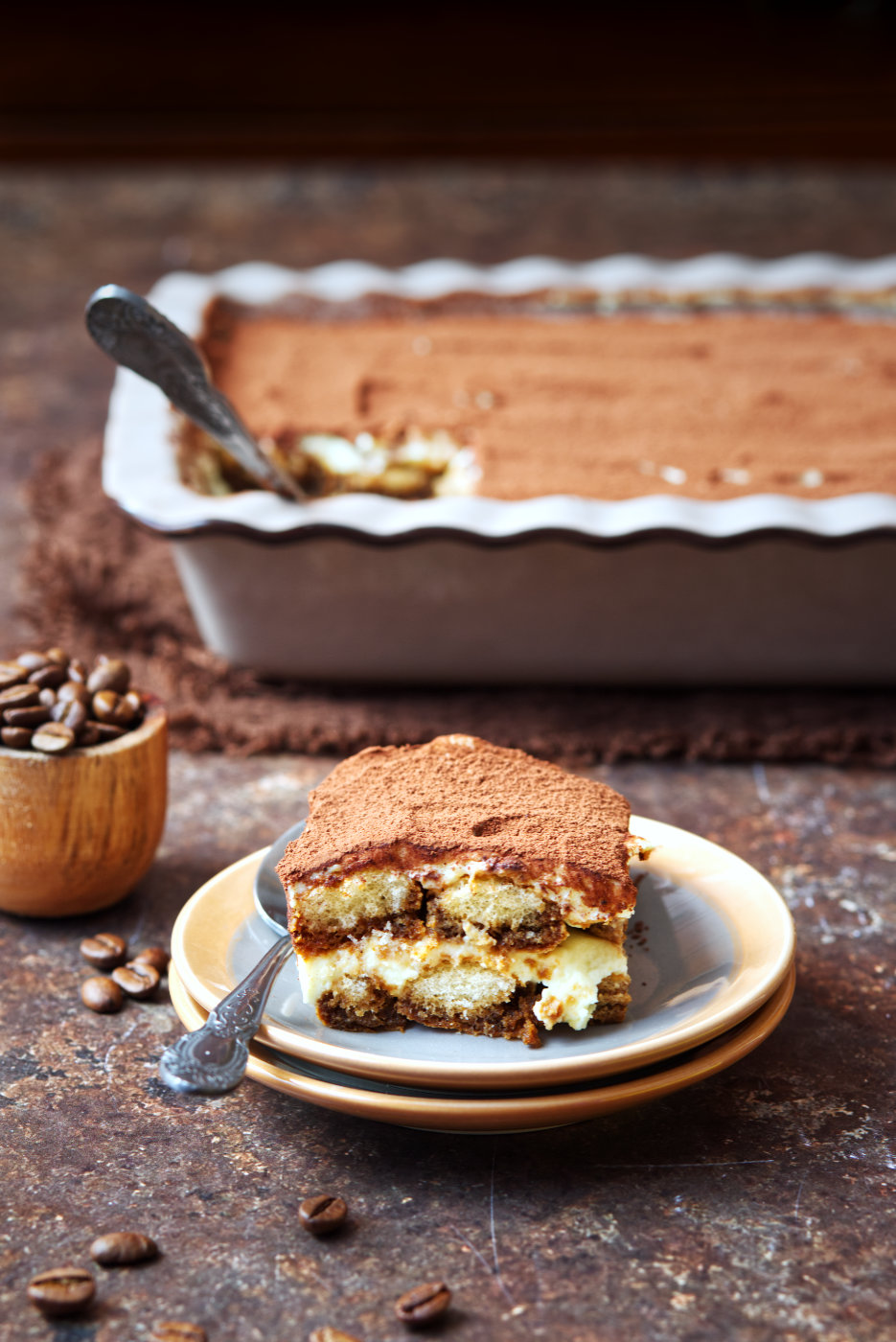 tiramisù con crema pasticcera