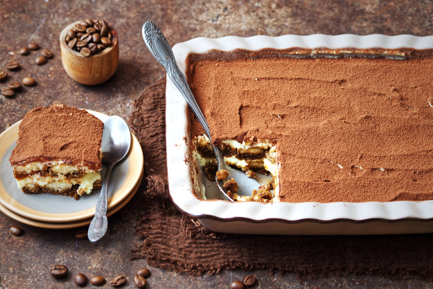 tiramisù con la crema pasticcera