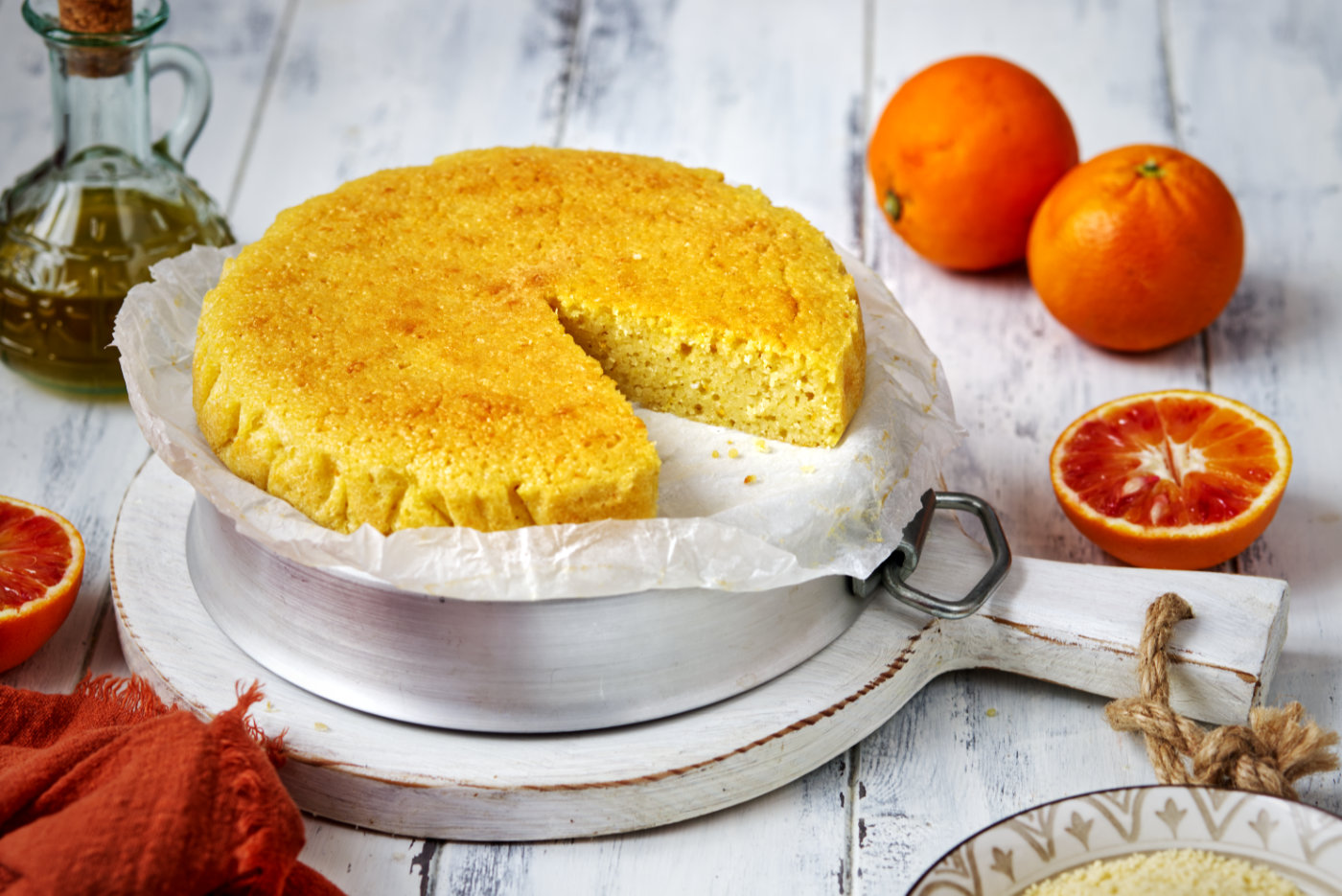 torta di couscous alle arance