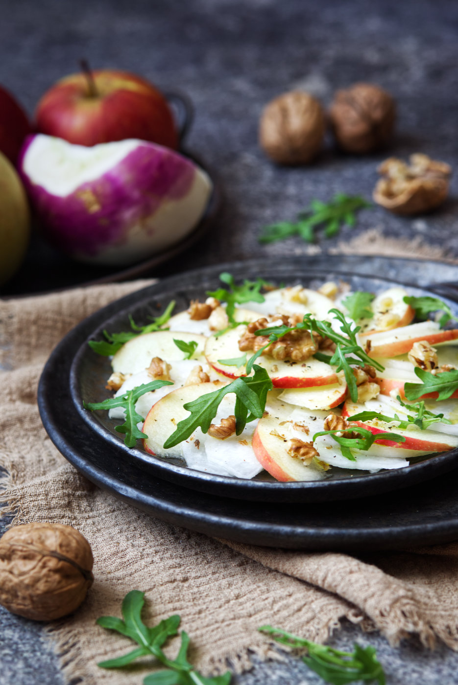 carpaccio di rape bianche