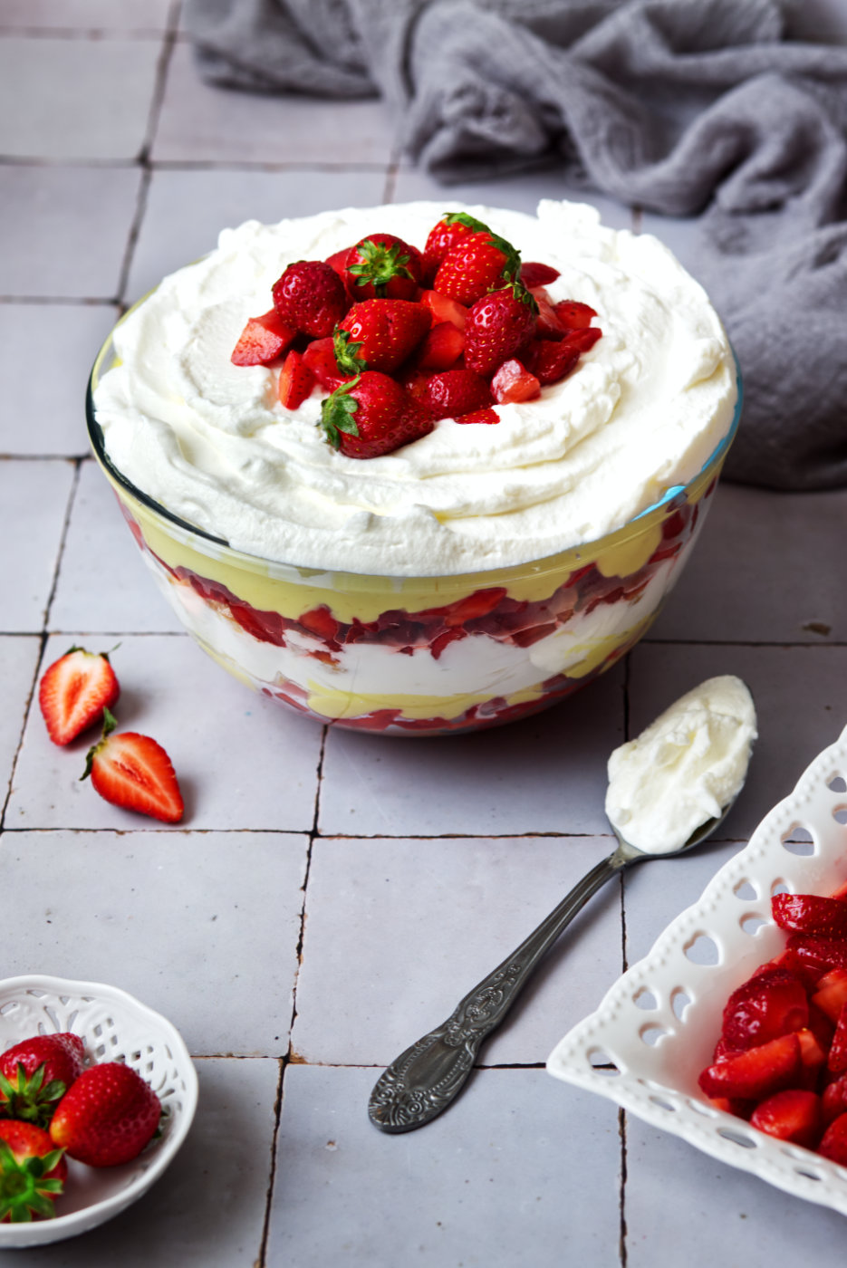 trifle alle fragole