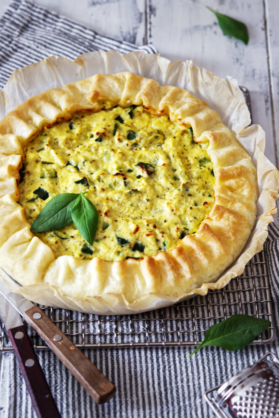 torta salata alle zucchine
