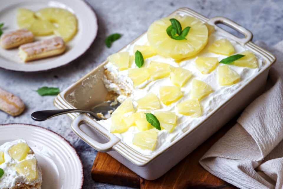 tiramisù all'ananas