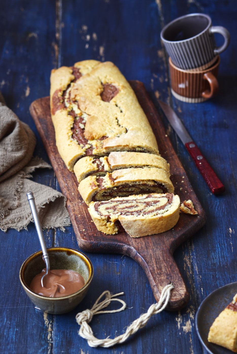crostata arrotolata alla Nutella
