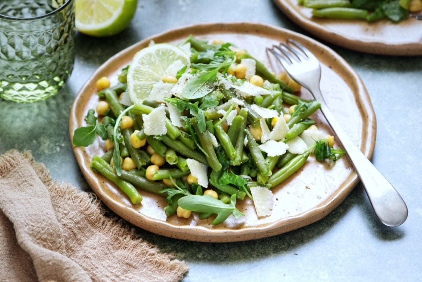 insalata di fagiolini e ceci