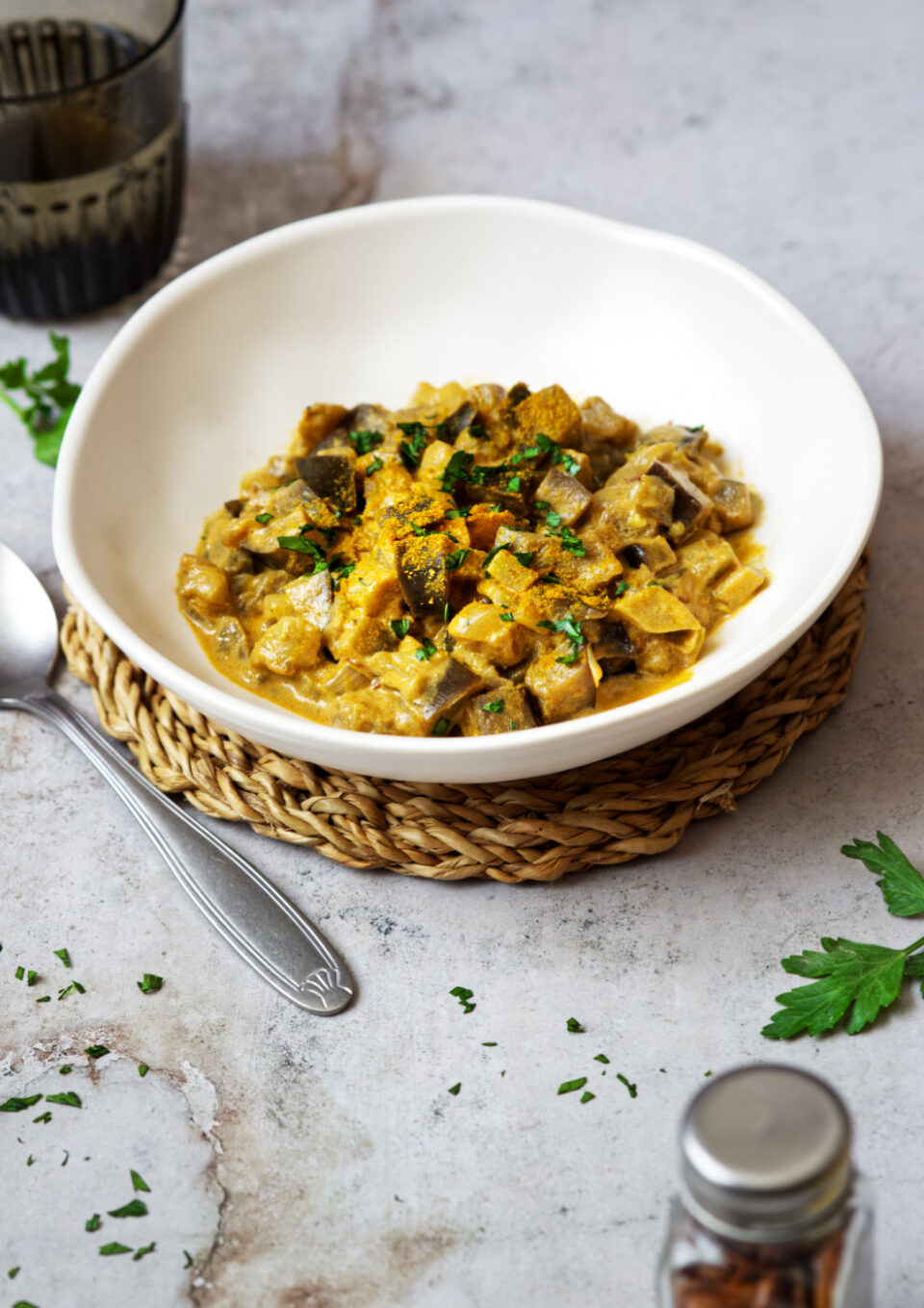 curry di melanzane