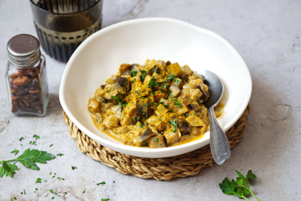curry di melanzane